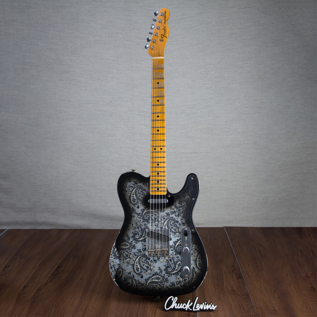 Fender Custom Shop Limited Edition '68 Telecaster Relic – Black Paisley - #CZ566712