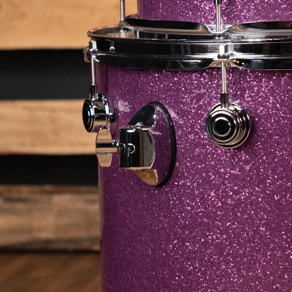 DW Collector's Series 333 4-Piece Shell Pack with 22-Inch Kick - Purple Glass