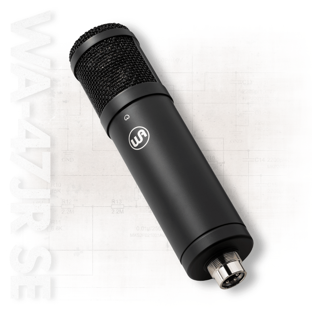 Warm Audio WA-47jr SE Black Large-Diaphragm Cardioid Condenser Microphone