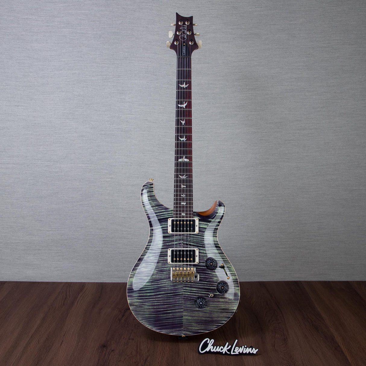 PRS Custom 24 Piezo 10-Top Solid Body Guitar - Aurora Borealis - #250403191