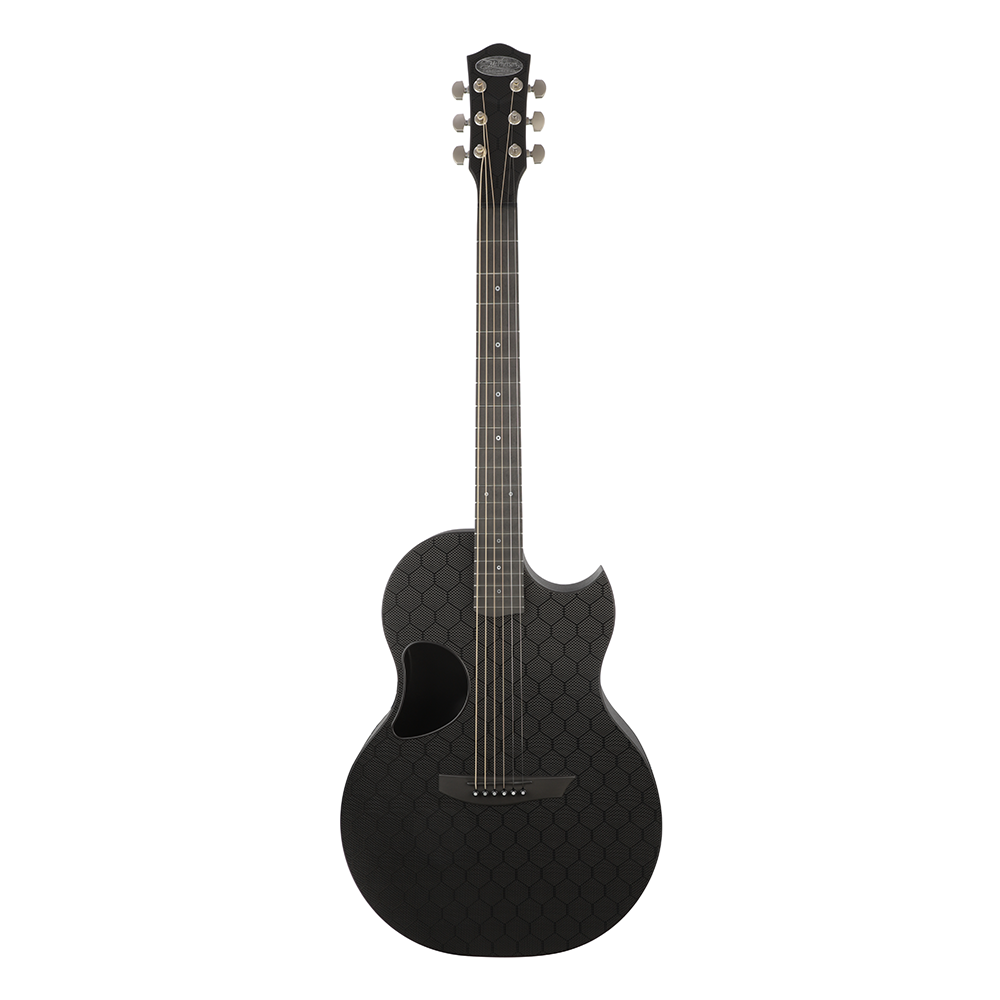 McPherson Sable Carbon Acoustic Guitar - Honeycomb Top, Satin Pearl Hardware