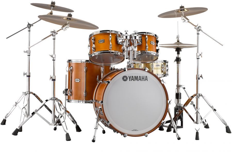 Yamaha Recording Custom 4 Piece Drum Set Shell Pack - Real Wood Matte Finish