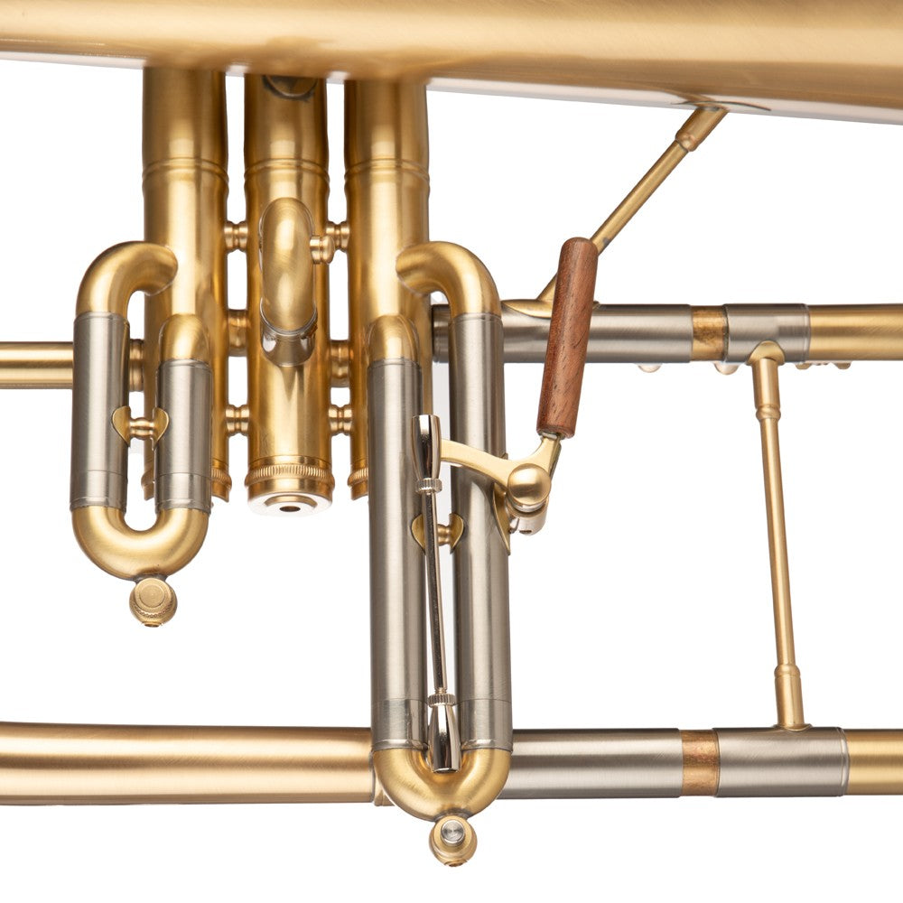 Scodwell Bb Flugelhorn with Rose Bell - Brushed Lacquer