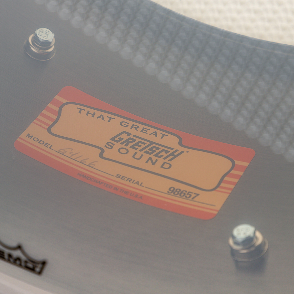 Gretsch 14x6 USA Custom Limited Edition Brass Snare Drum - Black Nickel