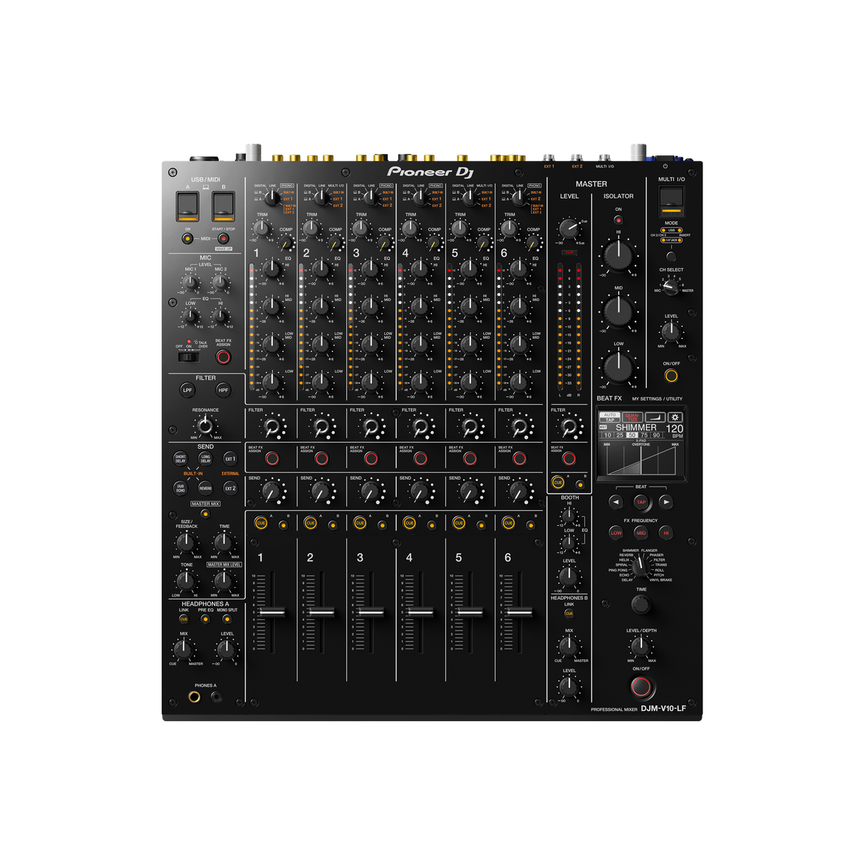 Pioneer DJM-V10-LF 6-Channel DJ Mixer