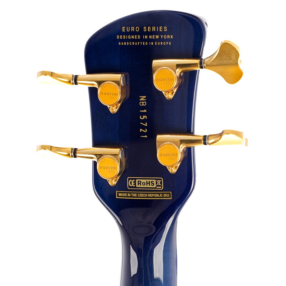 Spector Euro 4 LT 4 String Bass Guitar - Blue Fade Gloss