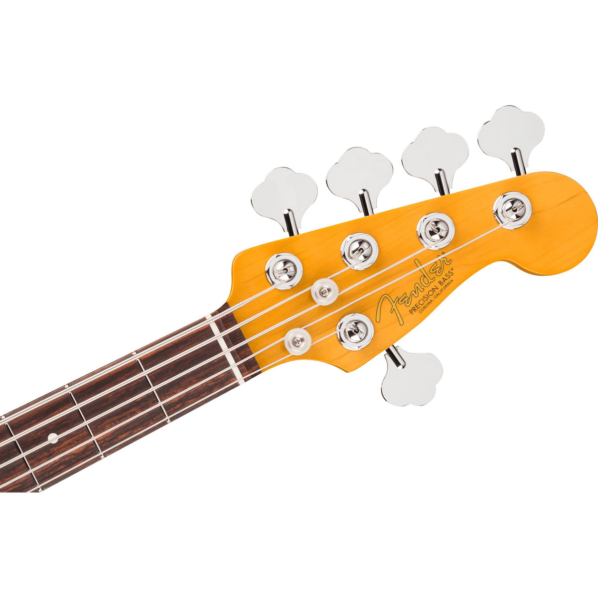 Fender American Professional Precision V 5-String Electric Bass Guitar, Rosewood Fingerboard - Olympic White