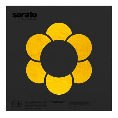 Serato DJ SCV-SP-074-G2 Sacred Geometry II Conception Iridescent Gold 12-Inch Control Vinyl - Pair
