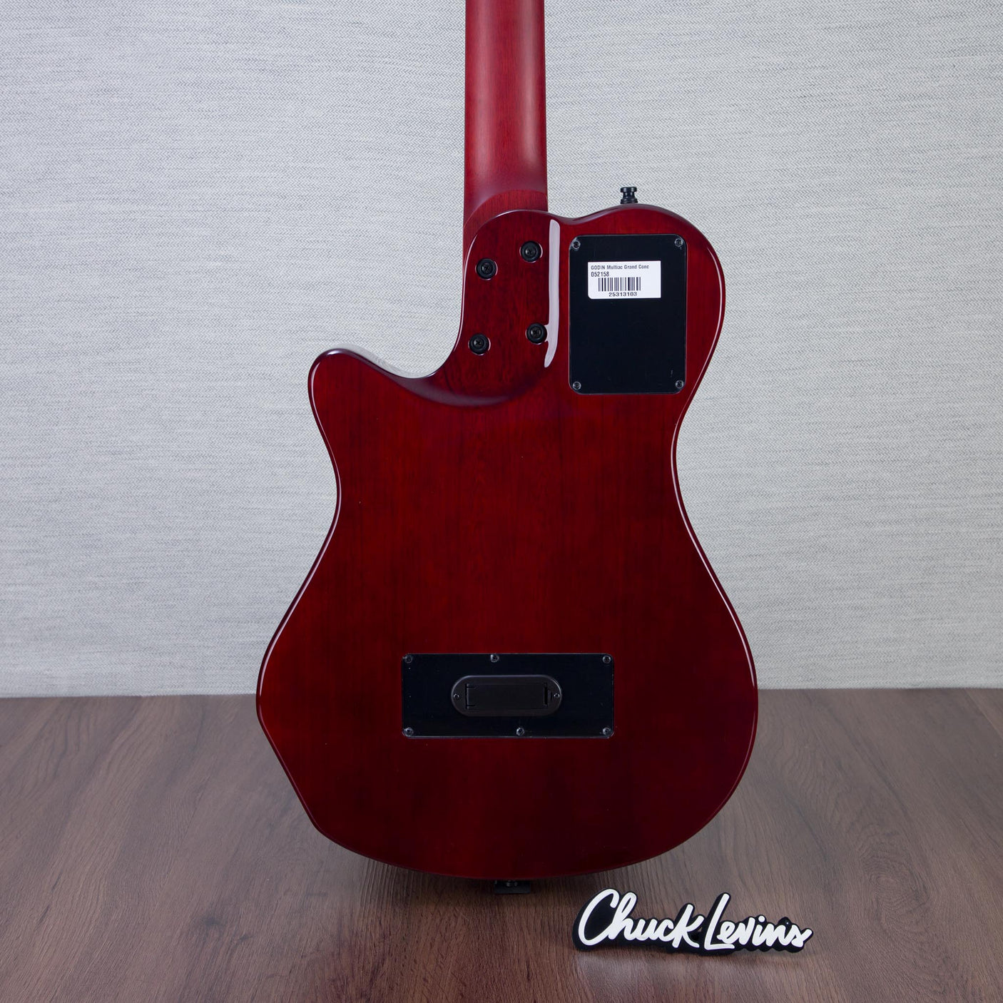 Godin MultiAc Grand Concert SA Nylon String Acoustic-Electric Guitar - Trans Black - CHUCKSCLUSIVE - #25313103