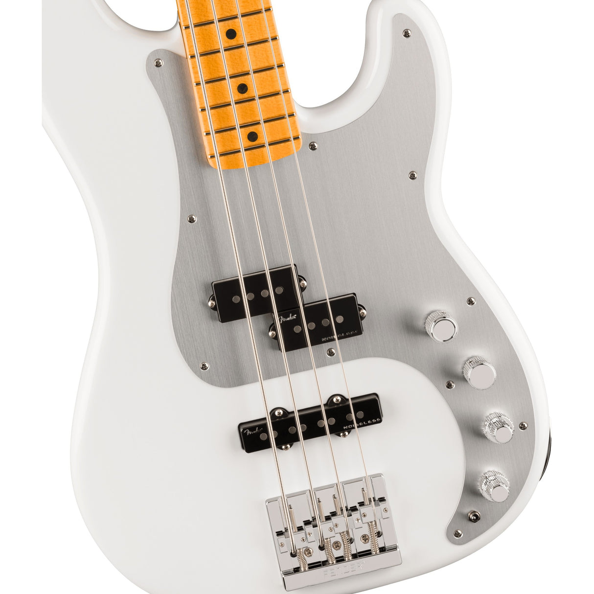 Fender American Ultra II Precision Electric Bass Guitar, Maple Fingerboard - Avalanche