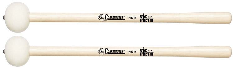 Vic Firth MB3H Corpsmaster Marching Bass Drum Mallet, For 26" - 28" Bass Drums