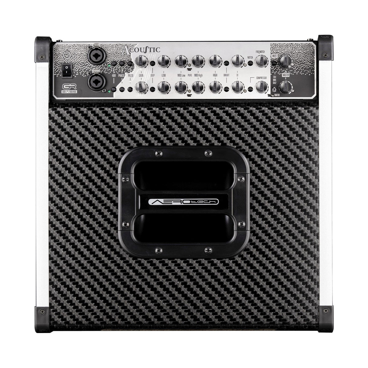 GR Bass AT Cube Acoustic 800-Watt 1x12-Inch Carbon Fiber Electric Bass Guitar Combo Amplifier - New