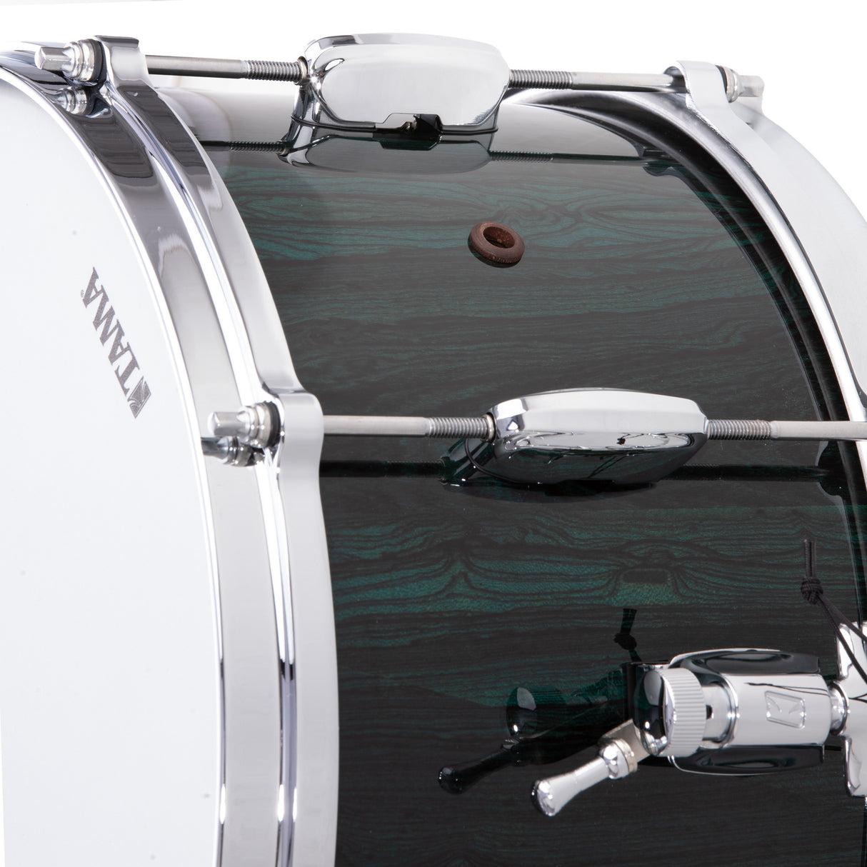 Tama Star Bubinga 8x14 Snare Drum - Dark Green Cordia