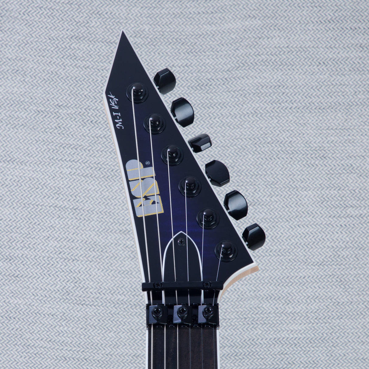 ESP USA M-1 DX FR Electric Guitar - Dark Blue Sunburst - #US24257 - Mint, Open Box