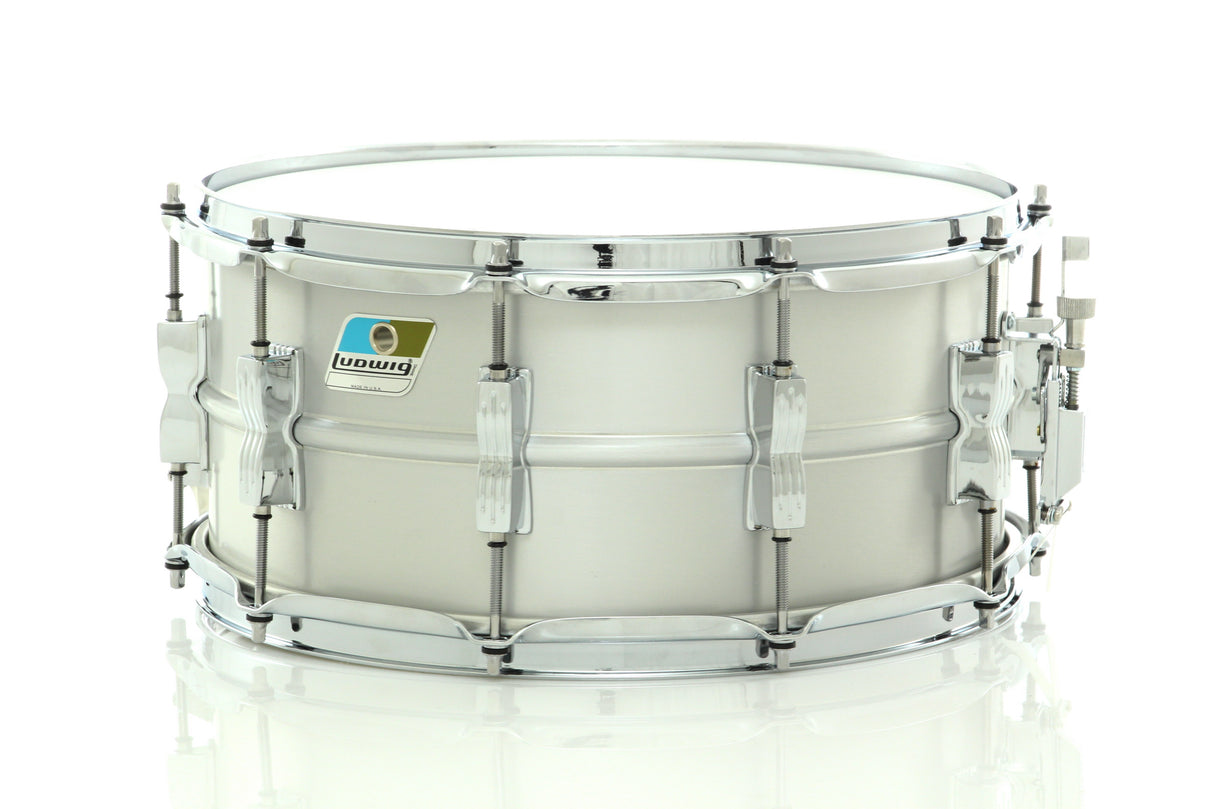 Ludwig 14" x 6.5" Acrolite Snare Drum Brushed Aluminum Finish With Chrome Hardware - Preorder