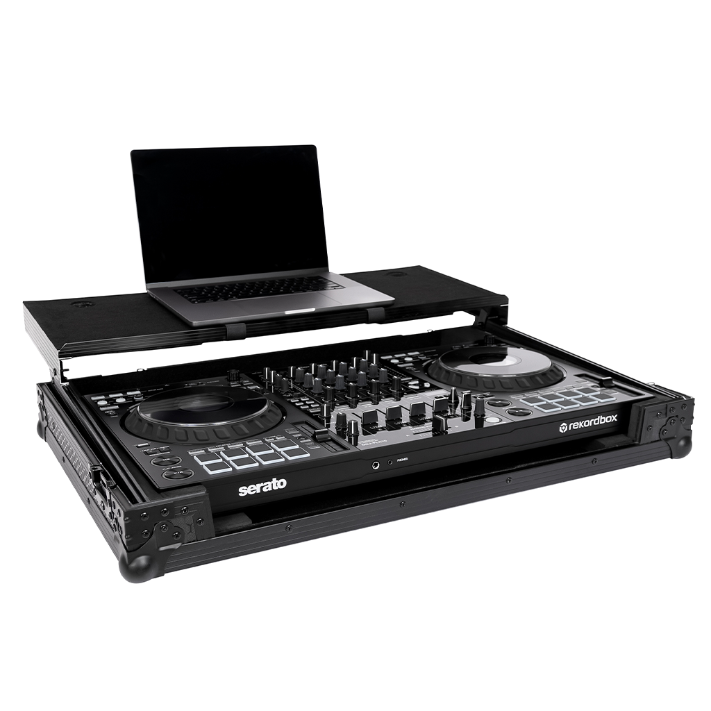 Pioneer DDJFLX-10 Bundle with Headlner Black Case with Laptop Stand
