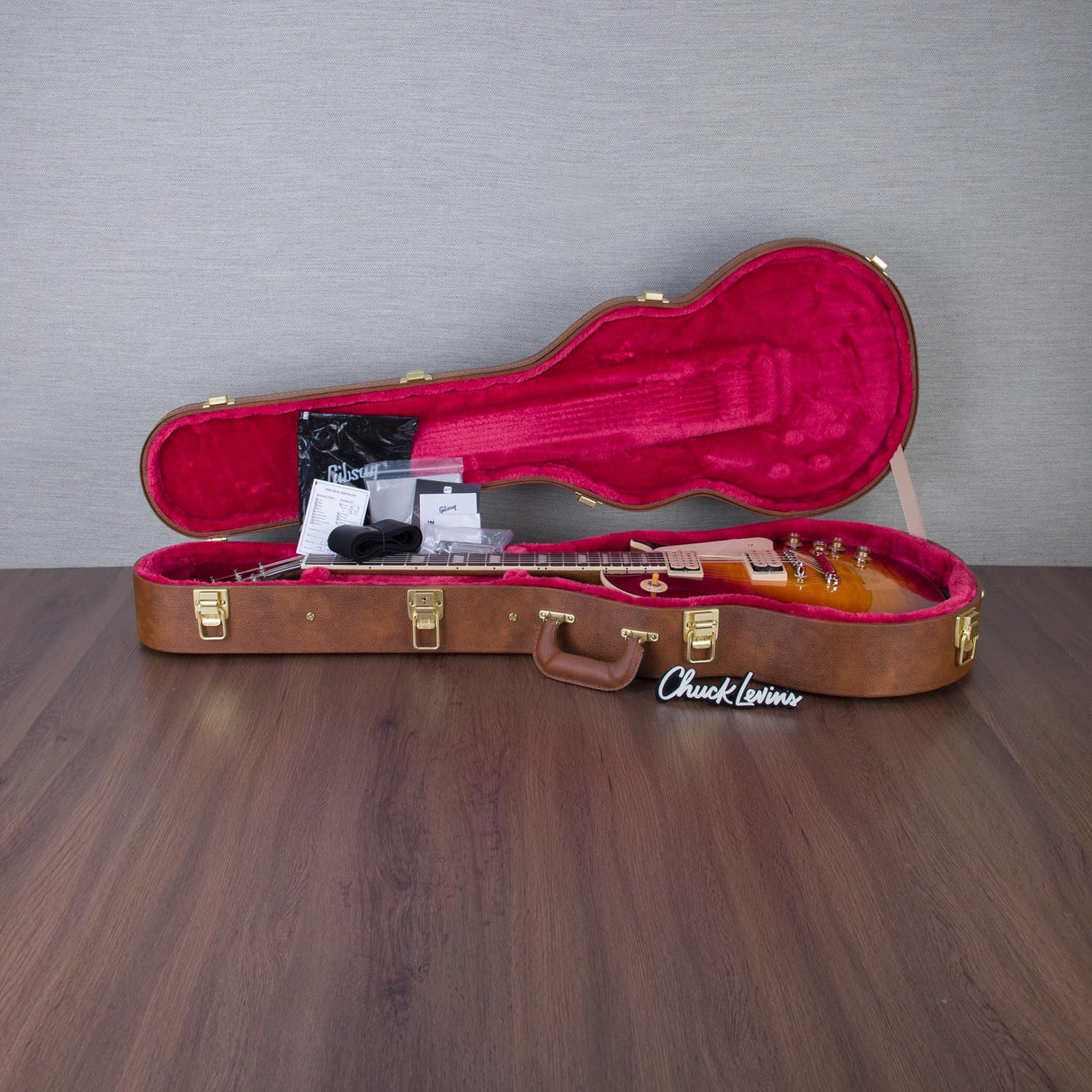 Gibson Les Paul Standard 60s Double Trouble Electric Guitar - Vintage Bourbon Burst - #218450182