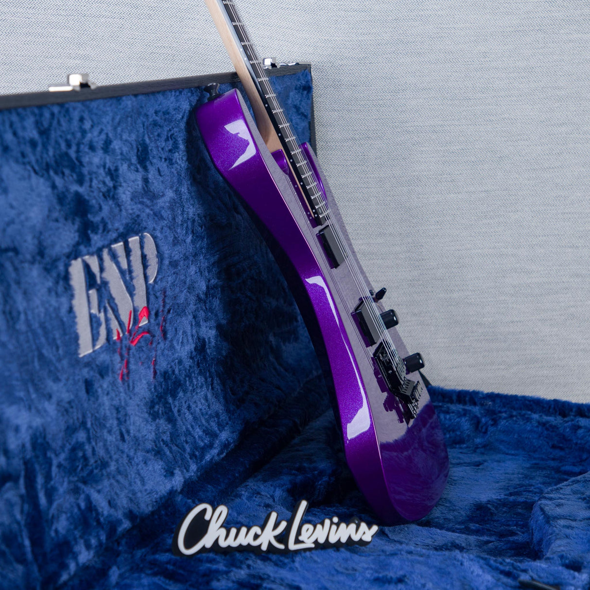 ESP USA M-II FR Electric Guitar - Wild Plum Metallic - #US24770