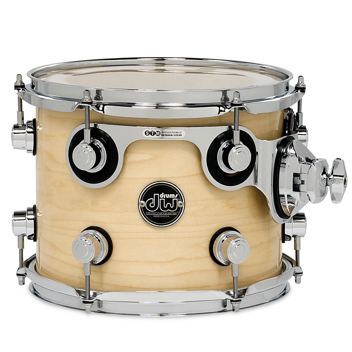 Drum Workshop 10" x 8" Performance Series Rack Tom - Natural