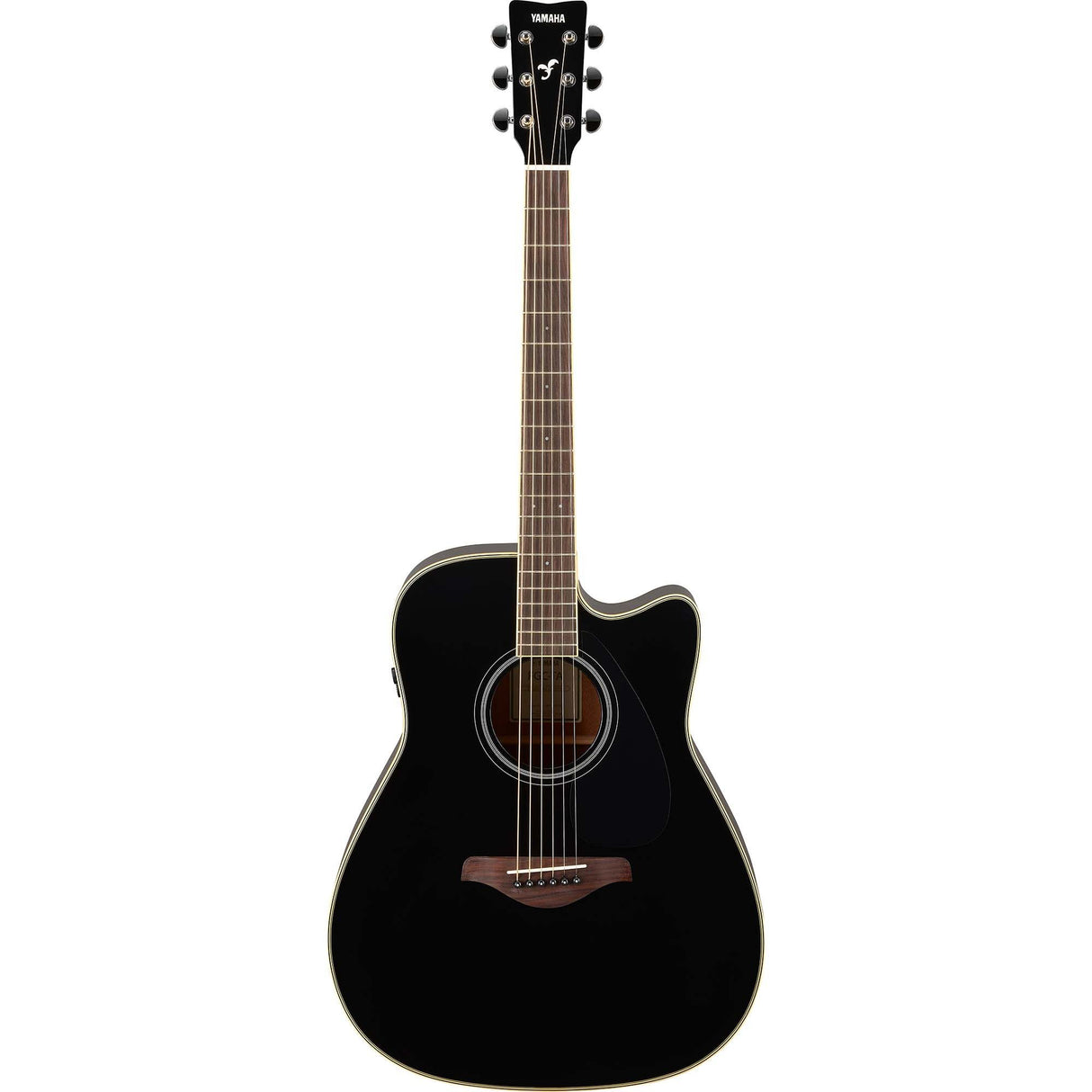 Yamaha FGC-TA Transacousitc Acoustic Electric Guitar - Black