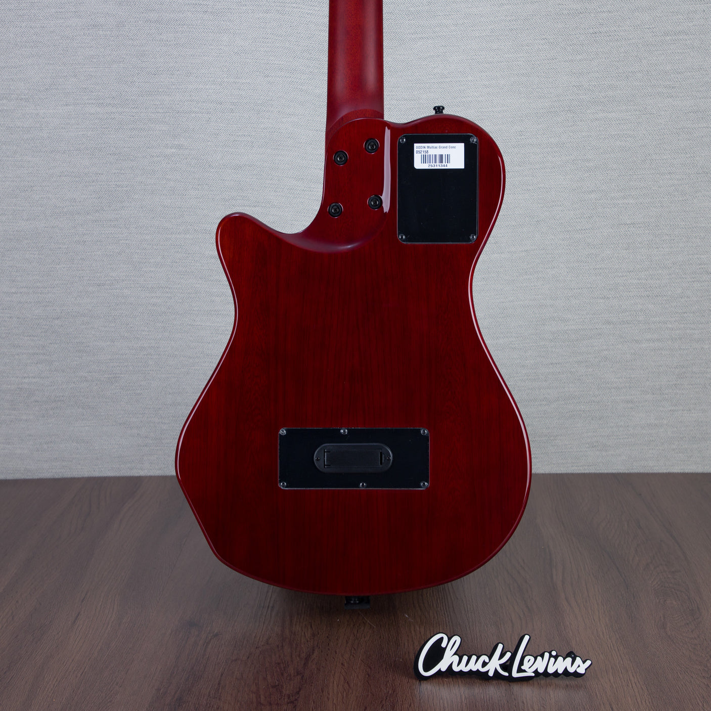 Godin MultiAc Grand Concert SA Nylon String Acoustic-Electric Guitar - Trans Black - CHUCKSCLUSIVE - #25311344