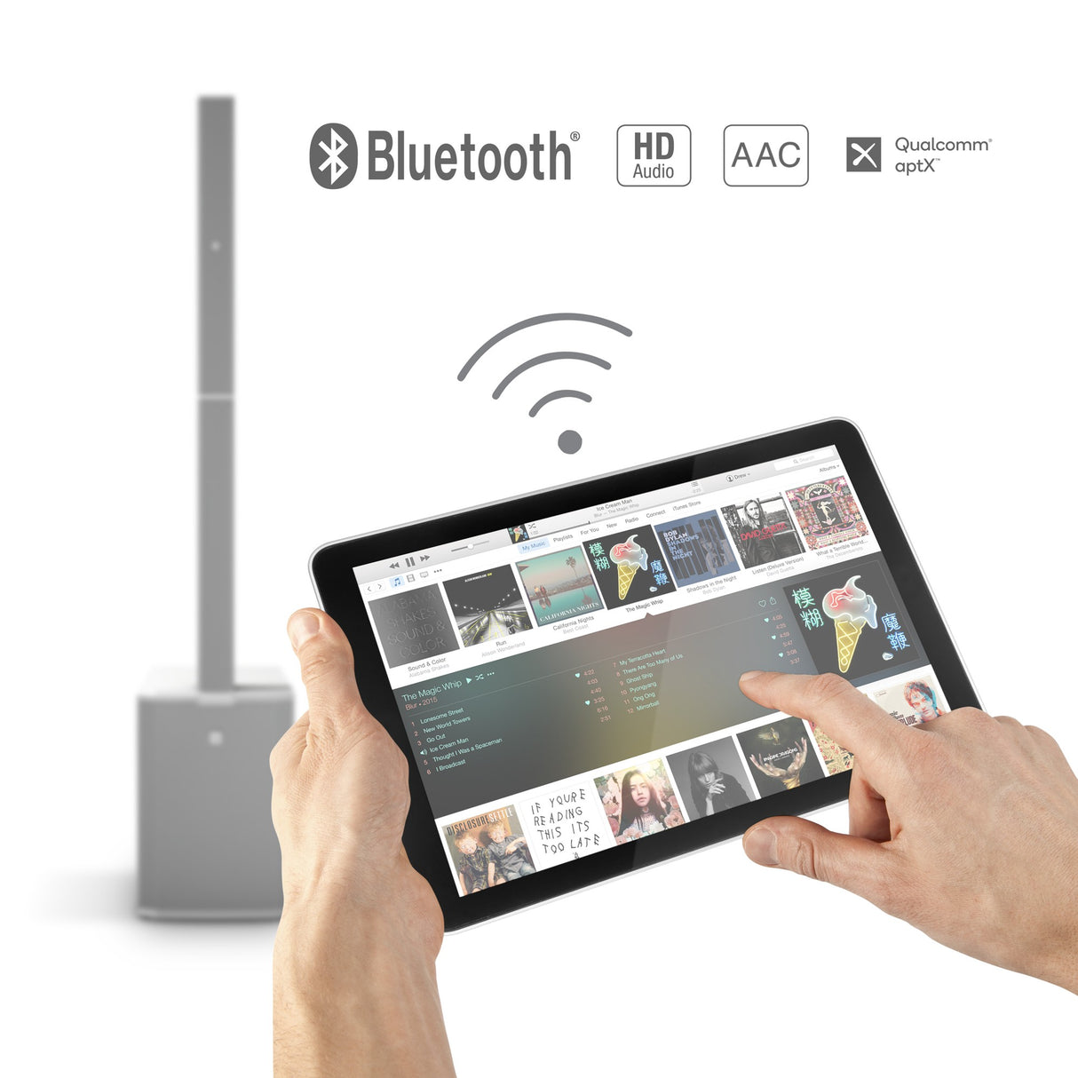 LD Systems Maui 44 G2 Cardioid Powered Column Loudspeaker - White - New