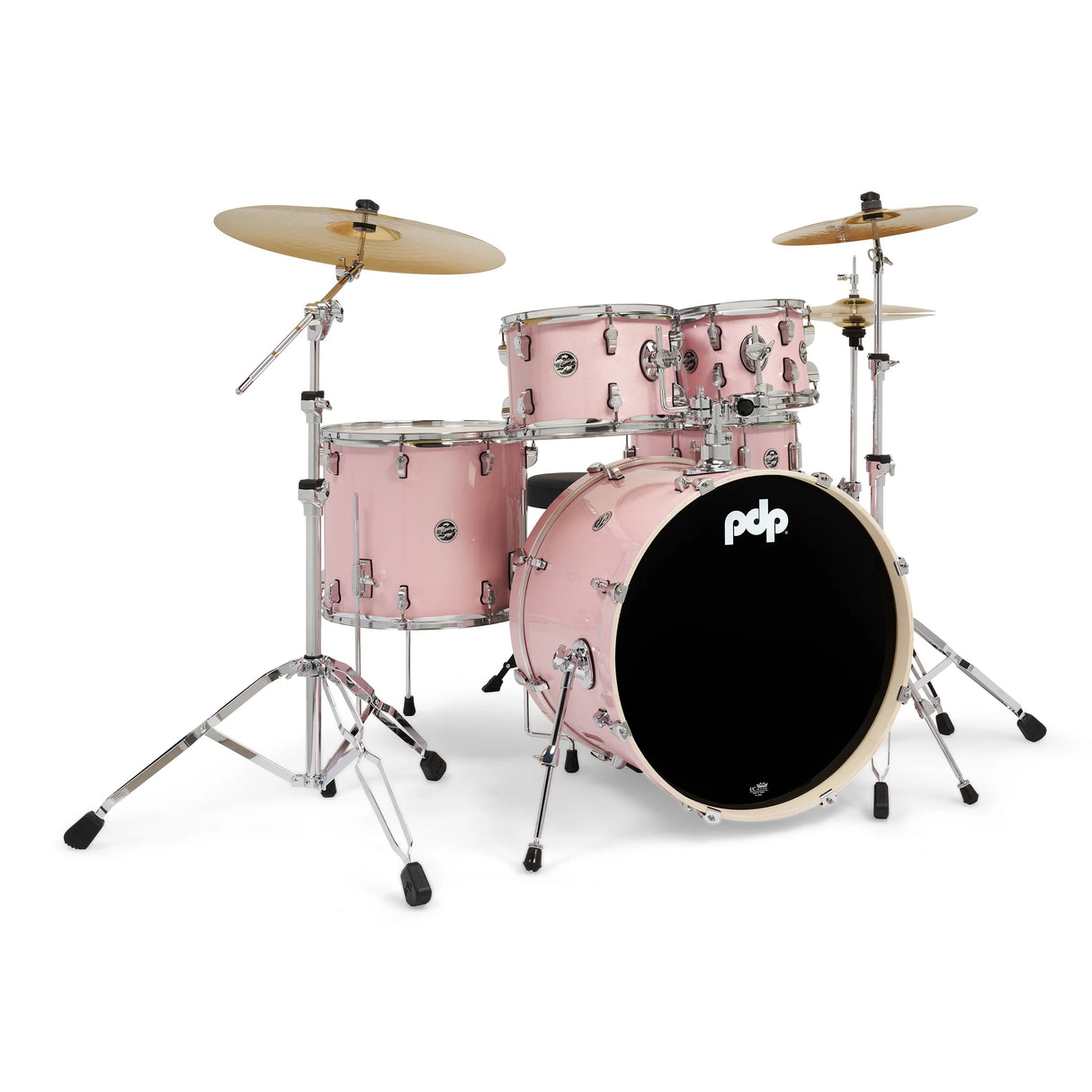 PDP Mainstage 5-Piece Drum Set - Pale Rose Sparkle