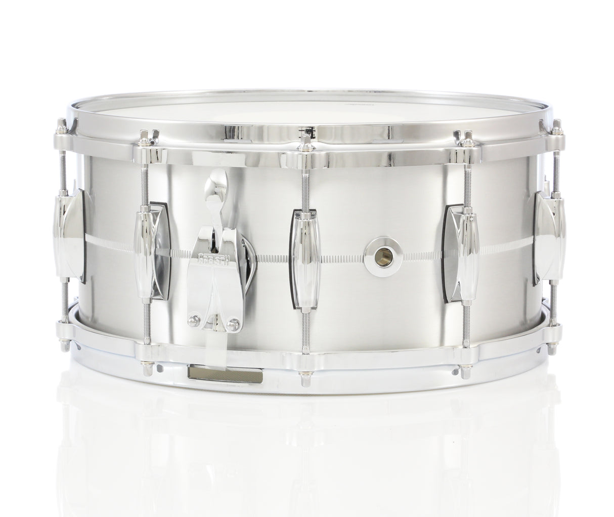 Gretsch USA Custom 6.5x14 Solid Aluminum Snare Drum