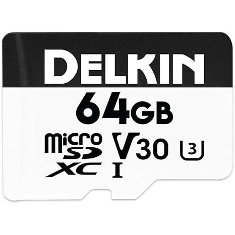 Delkin DDMSDAHS64GB Hyperspeed 64GB Micro SD Card