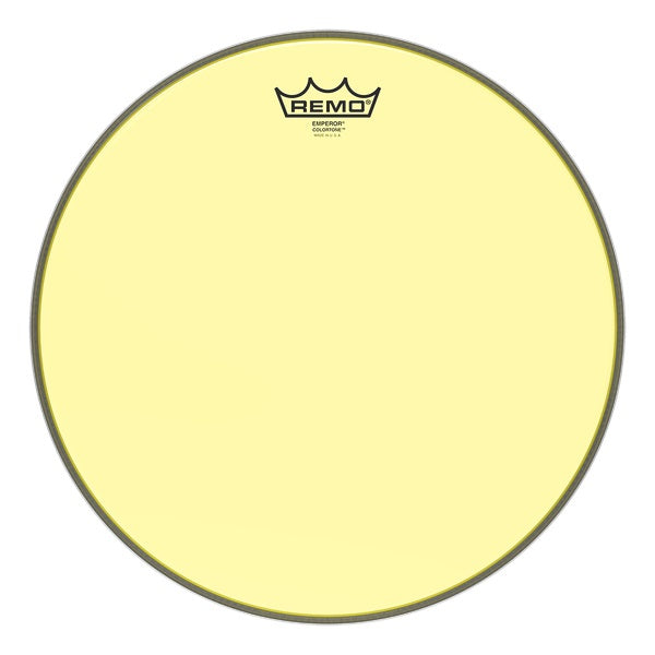 Remo Emperor Colortone Drumhead - 12", Yellow - New,12 Inch