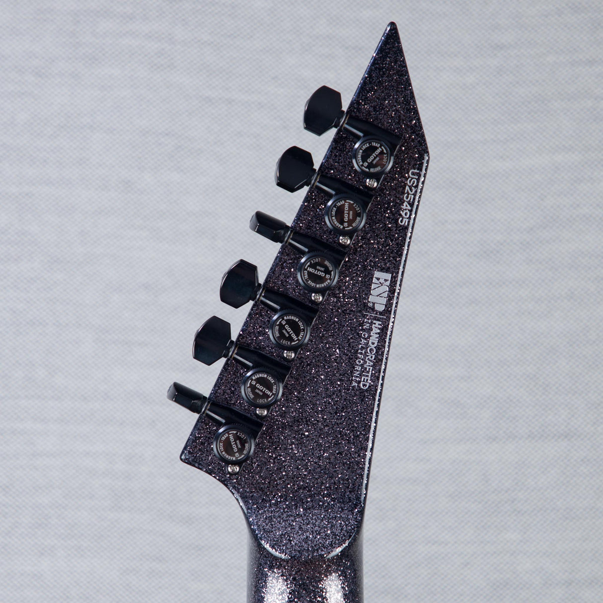 ESP USA M-I NTB NT Electric Guitar - Black Sparkle - #US25495