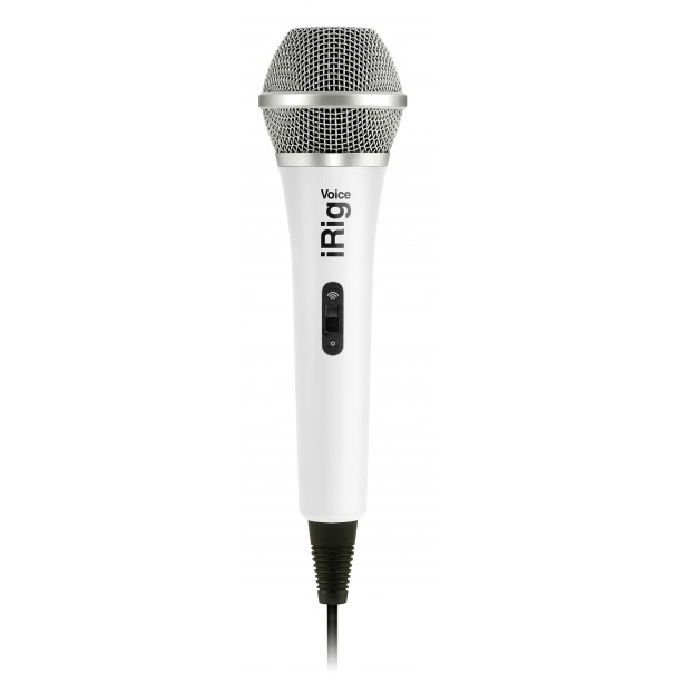IK Multimedia iRig Voice Handheld Microphone - White