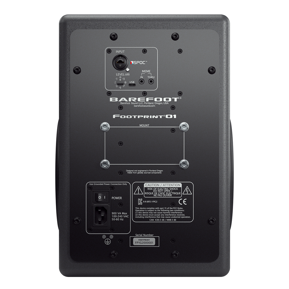 Barefoot Footprint01 Gen2 3-Way 8-Inch Active Studio Monitors - Pair