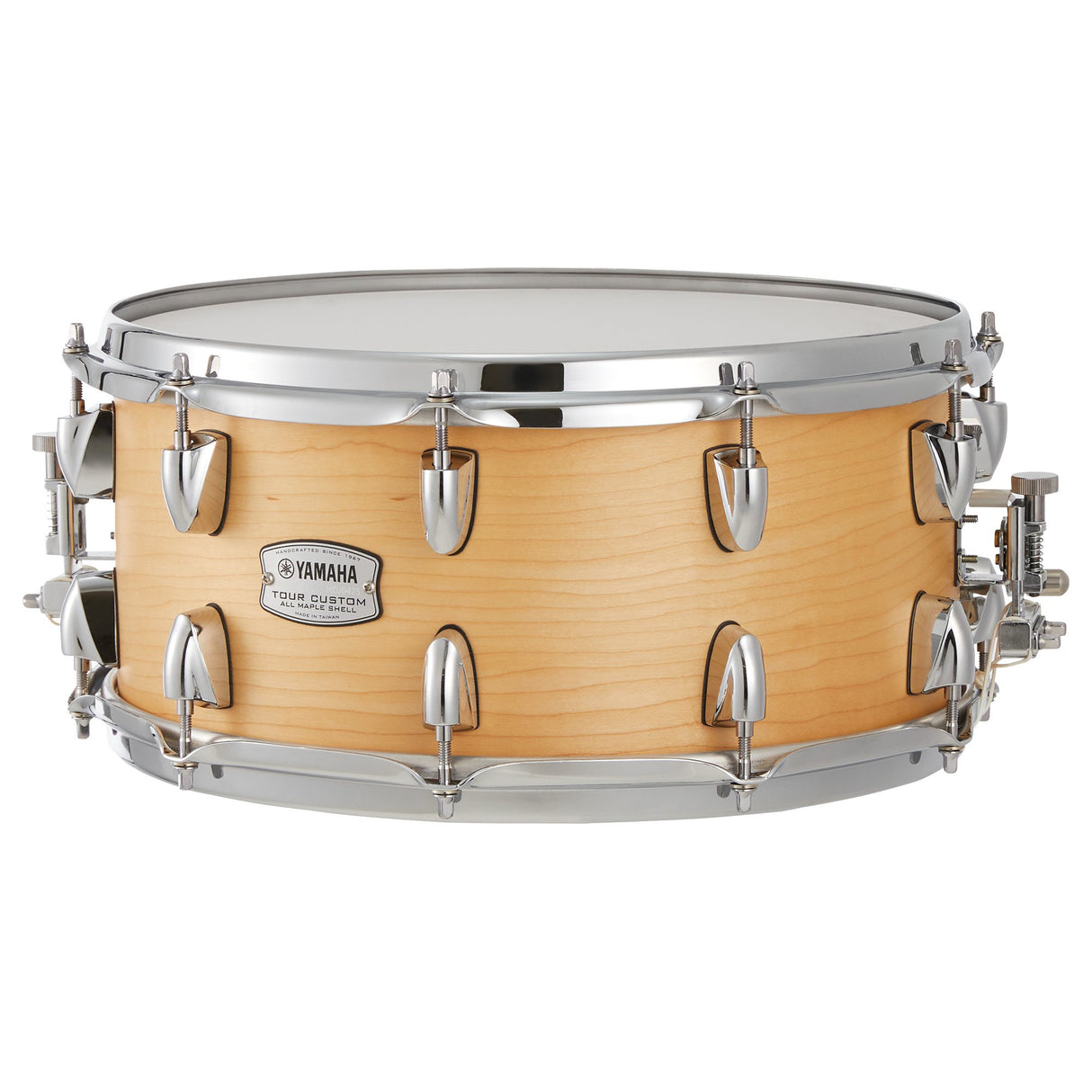 Yamaha Tour Custom 14x6.5-Inch Maple Wood Snare Drum- Butterscotch Satin