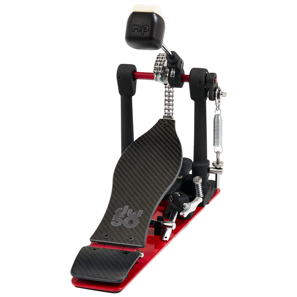 DW 50TH Anniversary Limited Edition Carbon Fiber 5000 Single Drum Pedal
