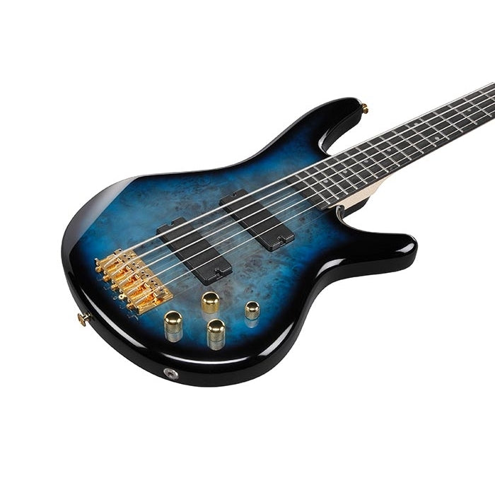 Ibanez GSR205PC 5-String Bass Guitar - Transparent Marine Burst
