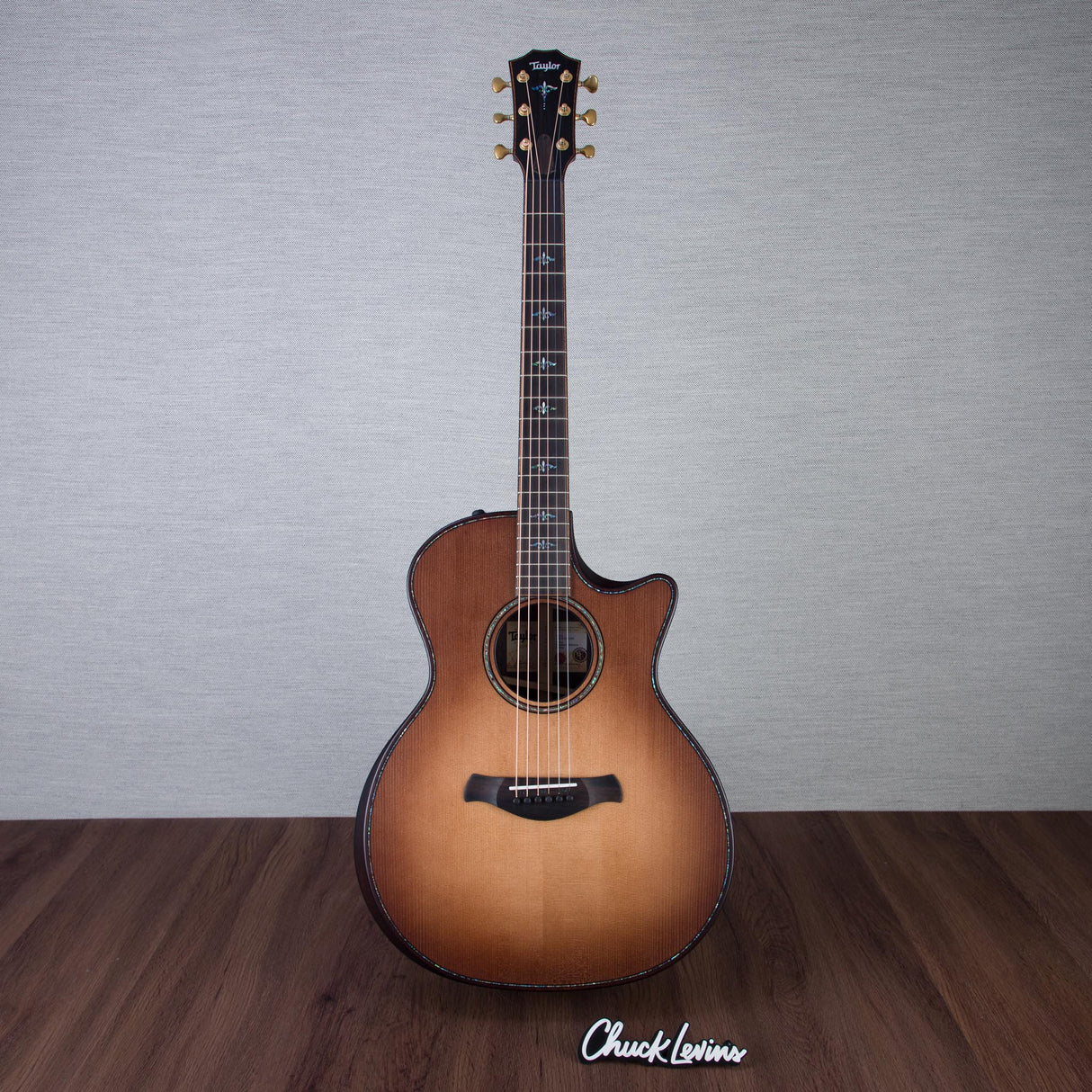 Taylor Bulder's Edition 914ce Indian Rosewood/Lutz Spruce Acoustic Electric Guitar - Wild Honey Burst - #1209164083