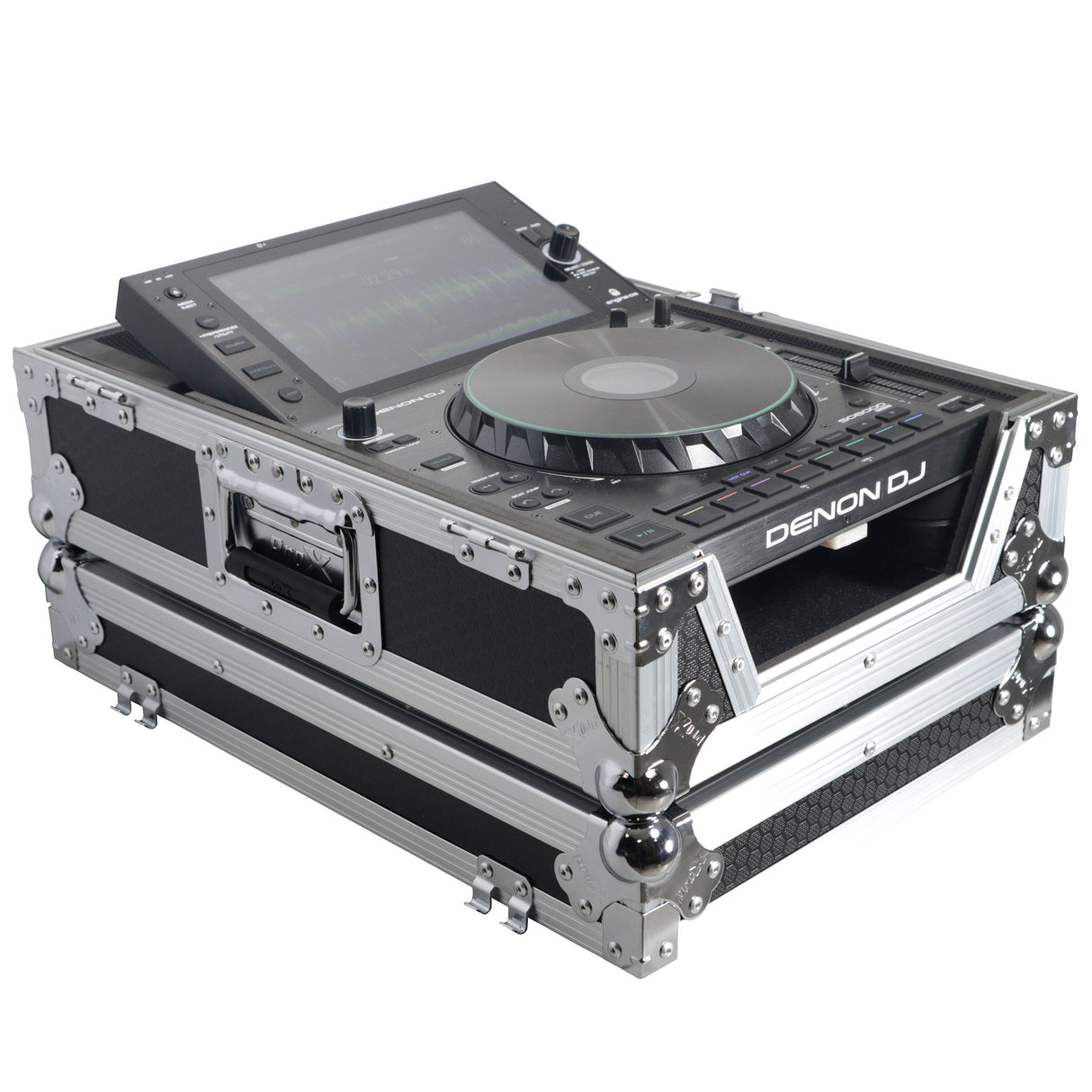 ProX XS-CD Flight Case for Pioneer CDJ-3000 DJS-1000 Denon SC6000 PRIME Large Format CD-Media Player