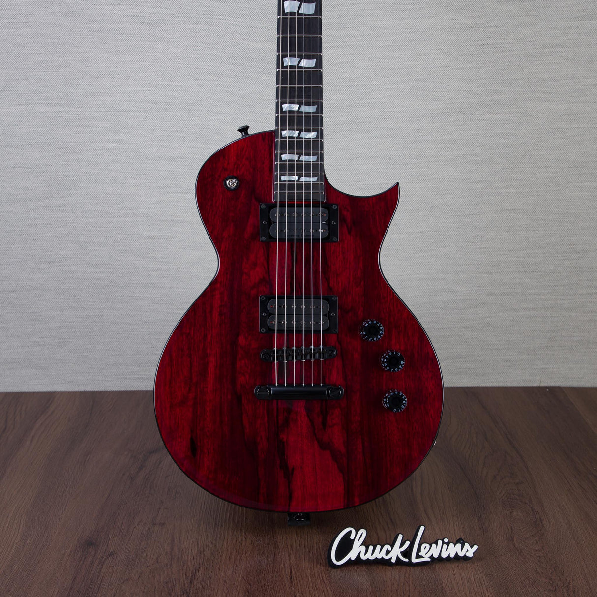 ESP USA Limited Edition Eclipse Electric Guitar - Black Limba - #US25410