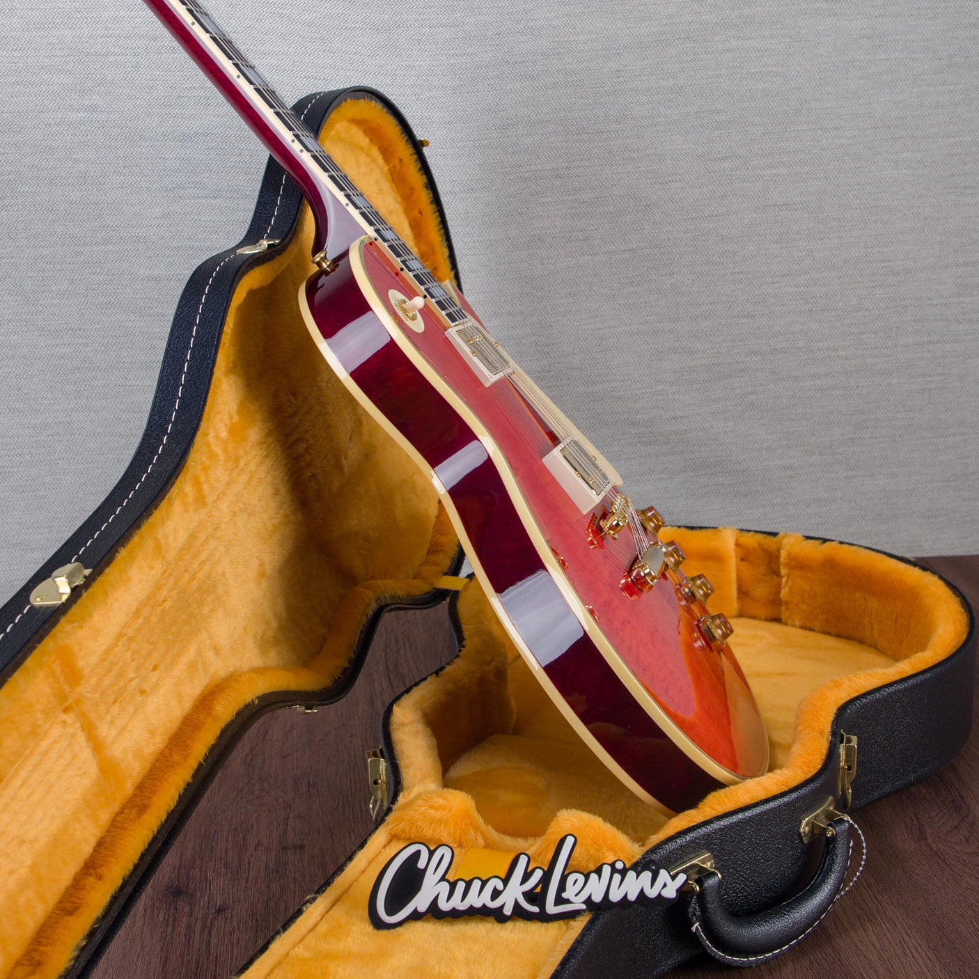 Gibson Custom Shop 1957 Les Paul Custom Reissue, Gold Hardware - Watermelon King/Gloss - CHUCKSCLUSIVE - #75101