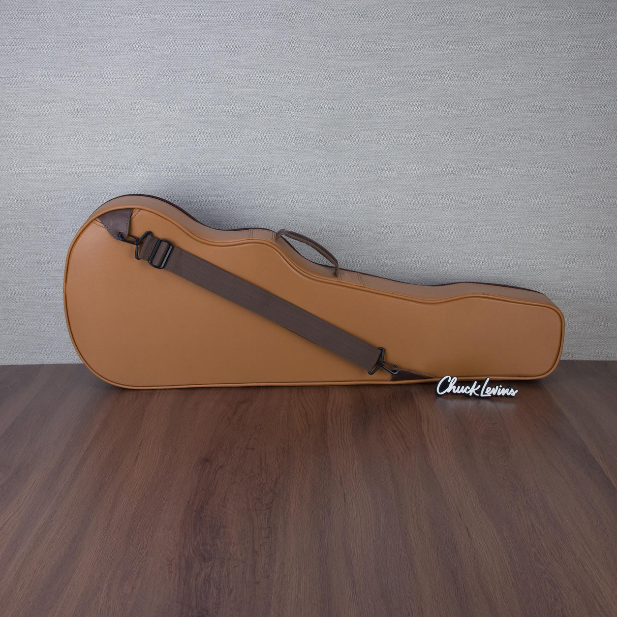 Powers Electric A-Type Electric Guitar - Pale Ale With White Pearloid - #B131