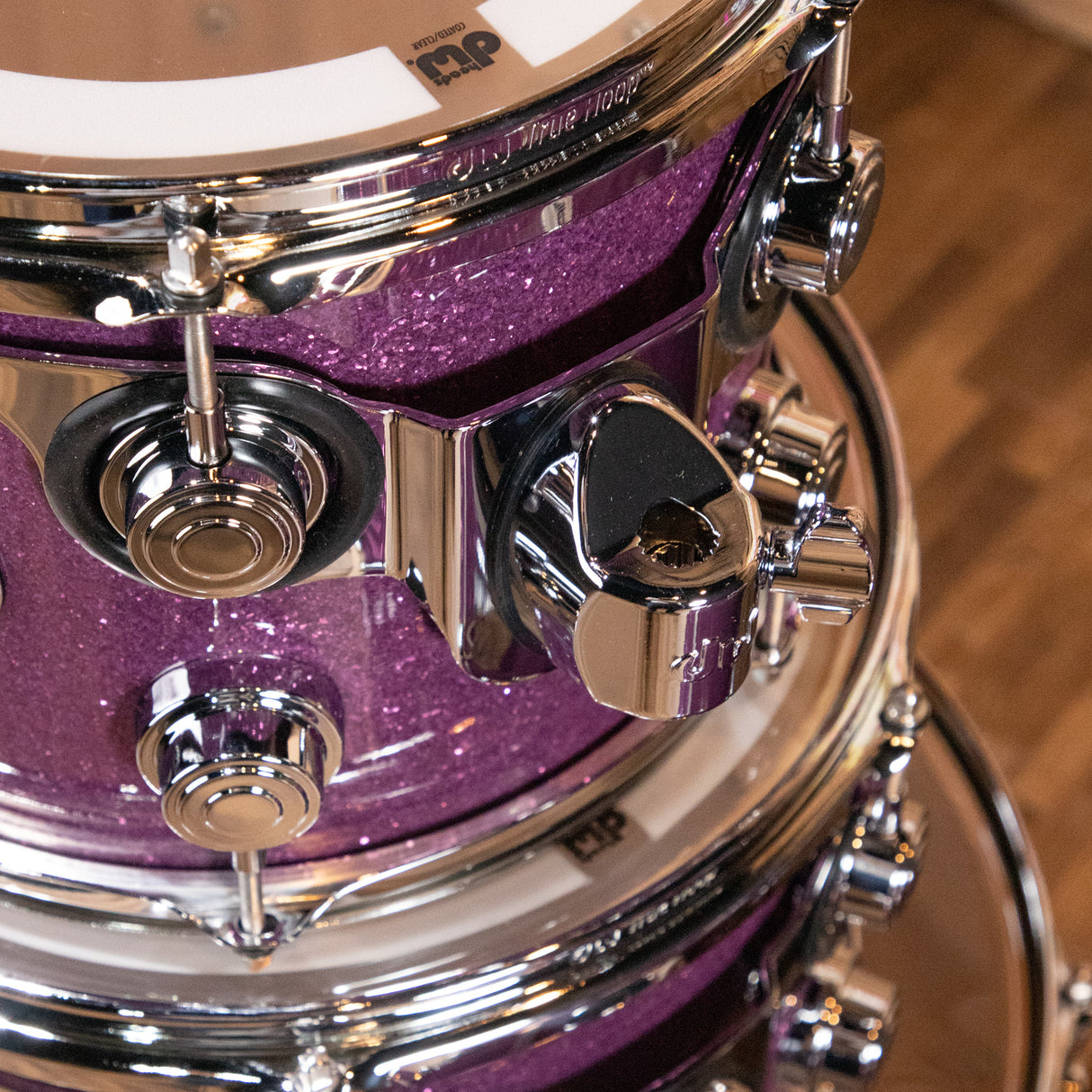 DW Collector's Series 333 4-Piece Shell Pack with 22-Inch Kick - Purple Glass