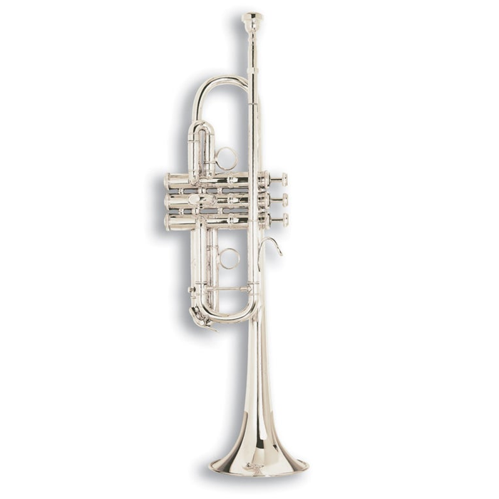 Bach C180SL229CC Stradivarius Chicago C Trumpet Outfit - Silver Plated