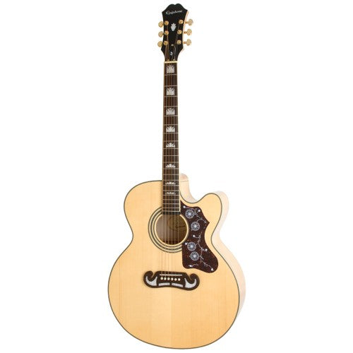 Epiphone J-200 ES Studio Acousitc Electric Gutar - Vintage Natural - New