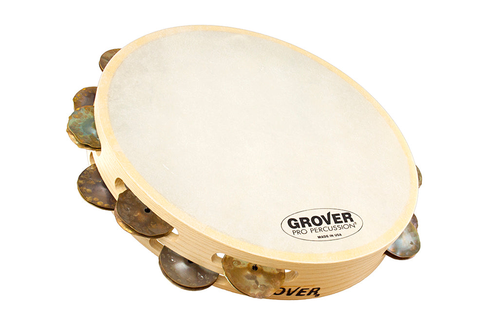 Grover T2/HTC-B Bantamweight 10-Inch Double-Row Copper Tambourine