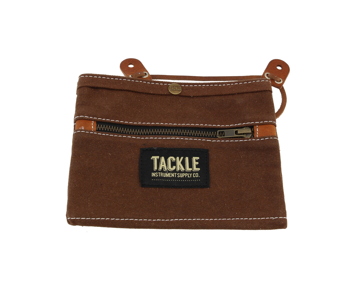 Tackle Waxed Canvas Gig Pouch - Brown - New,Brown