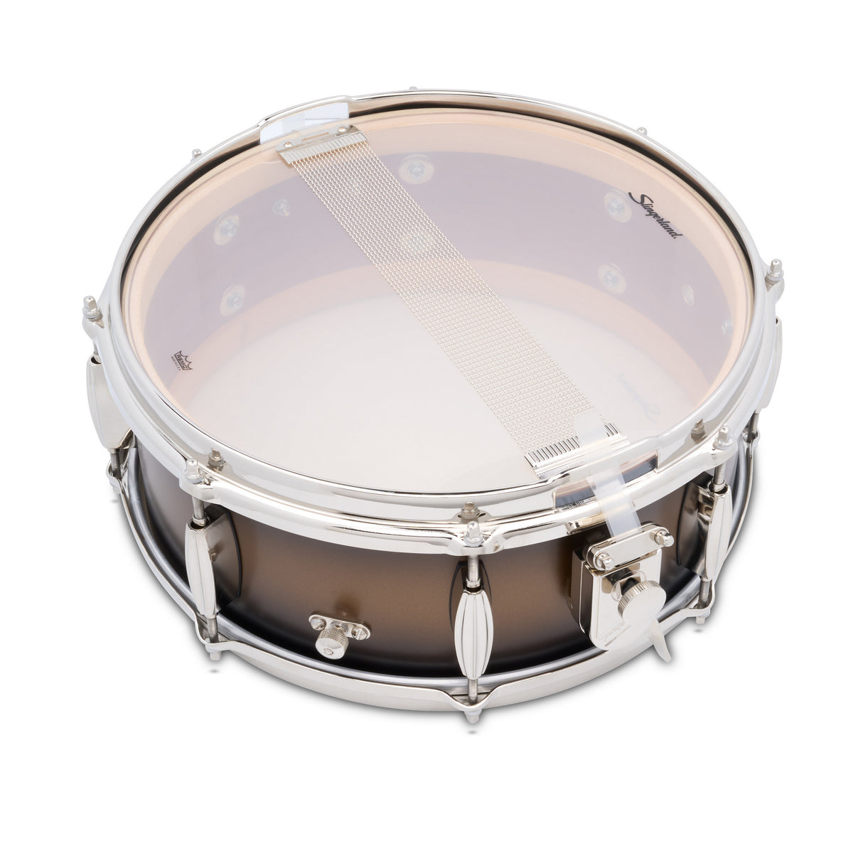 Slingerland 5.5 x 14-Inch Artist Snare Drum - Black and Gold Lacquer