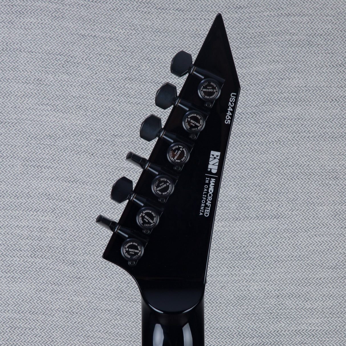 ESP USA M-II NTB FR Electric Guitar - Black - #US24465