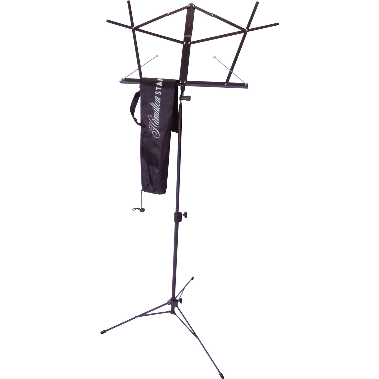 Hamilton KB900B Folding Music Stand with Bag - Black
