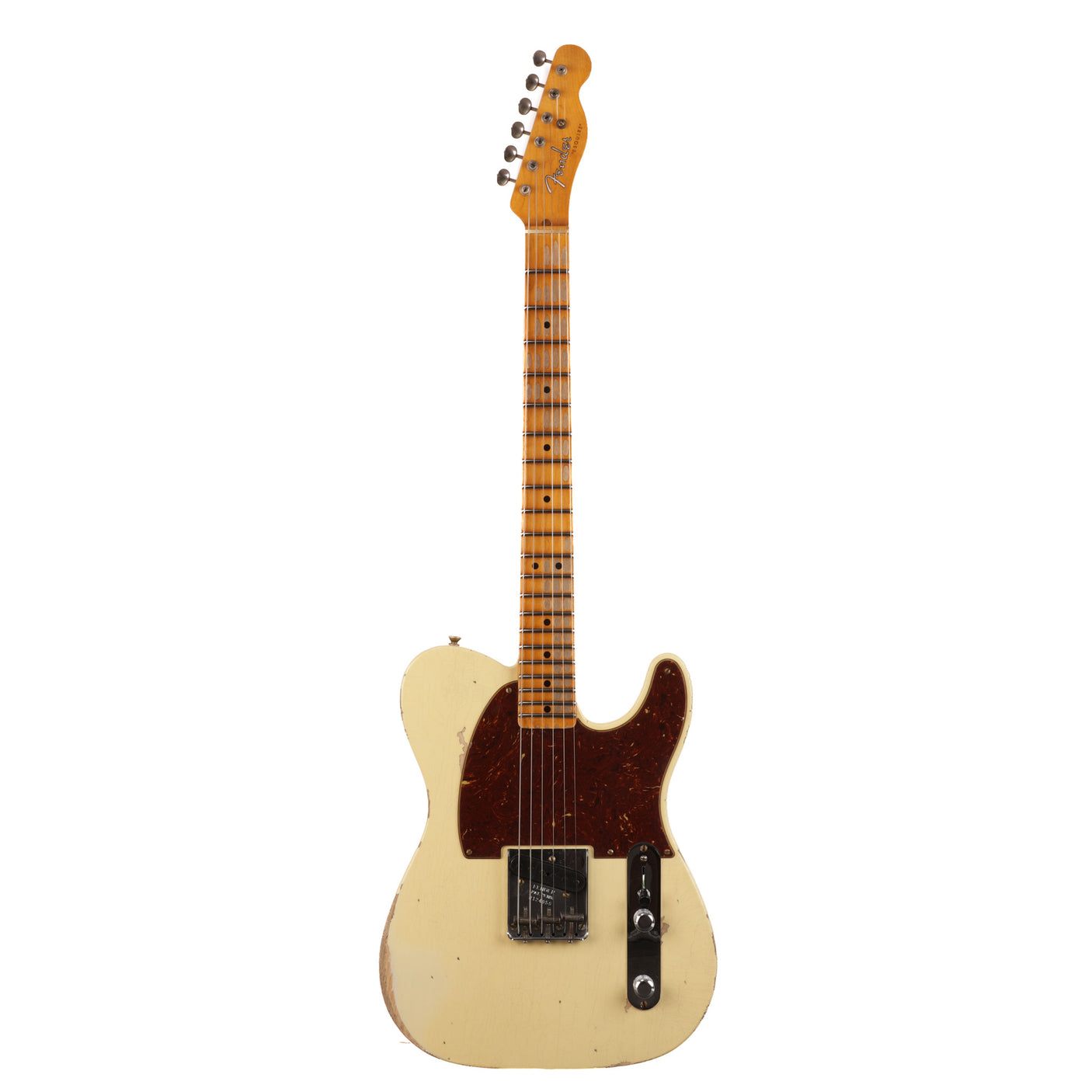 Fender Custom Shop 1950 Esquire Heavy Relic Guitar - Aged Vintage White - CHUCKSCLUSIVE - #R124050